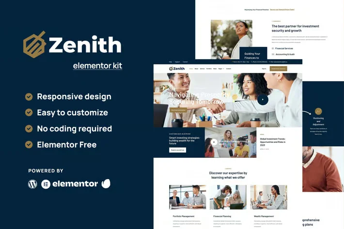 دانلود قالب سرمایه گذاری و فرصت های تجاری وردپرس Zenith