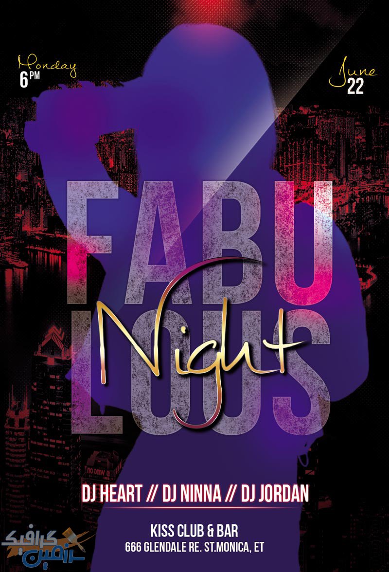 دانلود فلایر لایه باز Fabulous Night