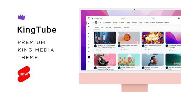 دانلود قالب KingTube برای اسکریپت King Media