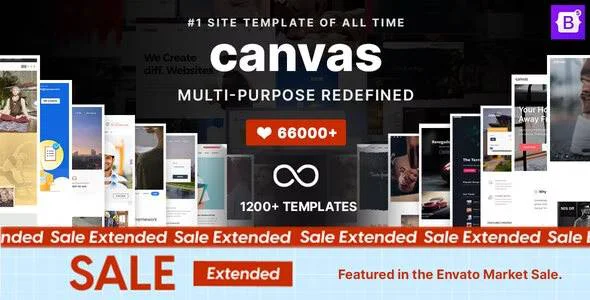 دانلود قالب سایت Canvas – قالب HTML5 چندمنظوره