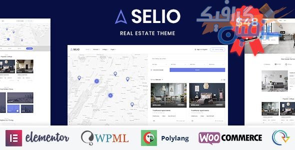 دانلود قالب وردپرس Selio – پوسته دایرکتوری املاک پیشرفته وردپرس