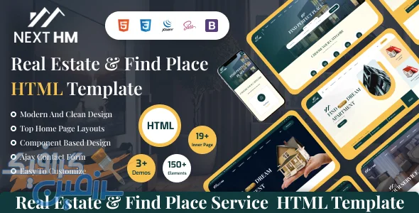 دانلود قالب HTML املاک NextHM نسخه 1.0 - طراحی حرفه ای سایت مشاور املاک و مستغلات