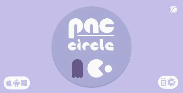 دانلود بازی HTML5 متن باز Pac Circle