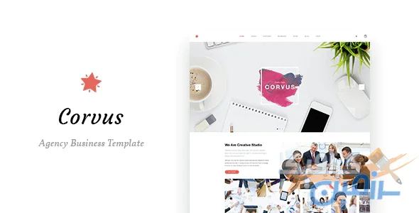 دانلود قالب سایت Corvus – قالب کسب و کار و شرکتی HTML