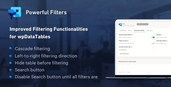 دانلود افزودنی Powerful Filters برای wpDataTables وردپرس