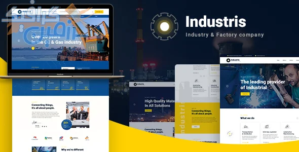 دانلود قالب وردپرسی Industris v1.1.4 برای سایت‌های صنعتی و تجاری