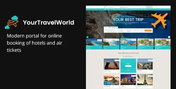 دانلود قالب سایت Your Travel World – قالب تور و گردشگری حرفه ای HTML