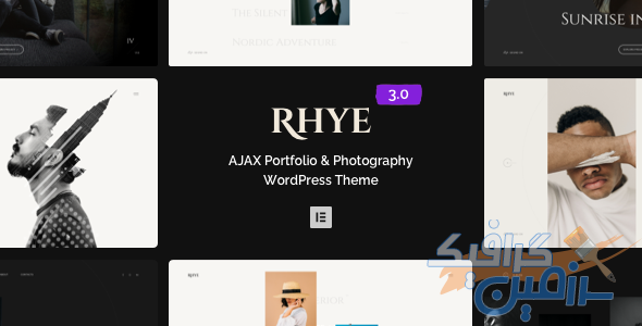 دانلود قالب وردپرس Rhye – پوسته نمونه کار خلاقانه وردپرس