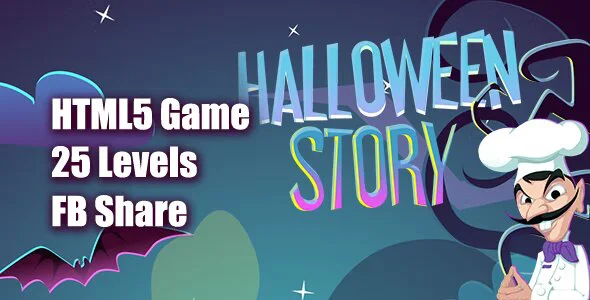 دانلود بازی HTML5 متن باز Halloween Story