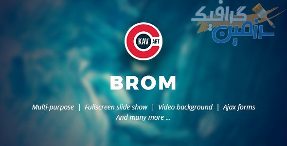 دانلود قالب سایت Brom – قالب چند منظوره و خلاقانه HTML