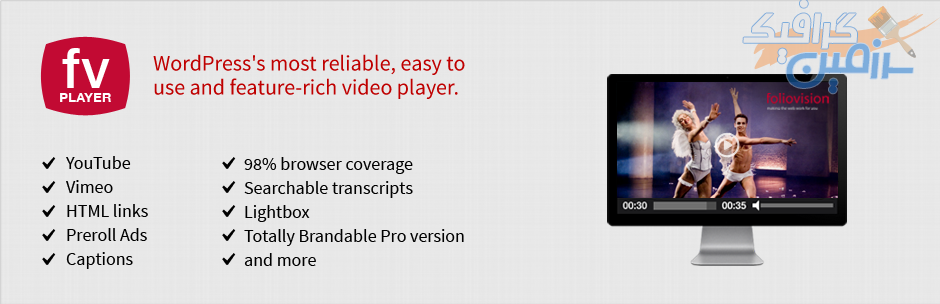 دانلود افزونه وردپرس FV Flowplayer Video Player Pro