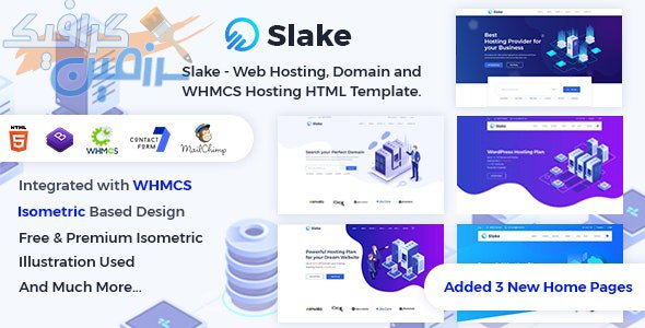 دانلود قالب سایت Slake – قالب HTML هاستینگ و WHMCS حرفه ای