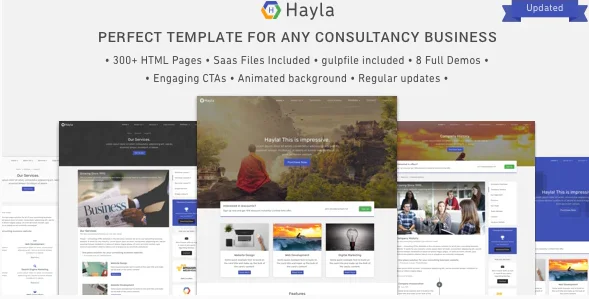 دانلود قالب سایت Hayla – قالب کسب و کار و شرکتی HTML