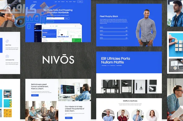 دانلود قالب المنتور Nivos – پوسته شرکتی و تکنولوژی وردپرس