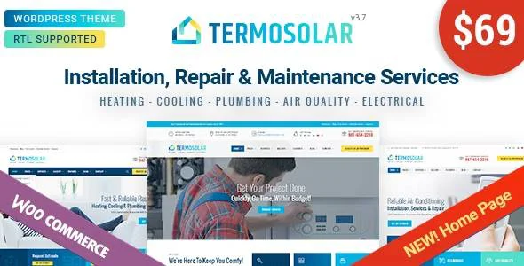 دانلود قالب وردپرس Termosolar – پوسته خدماتی و کسب و کار حرفه ای