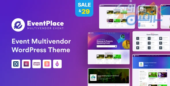 دانلود قالب وردپرس Eventplace v1.1.6 چند فروشنده برای مدیریت رویدادها