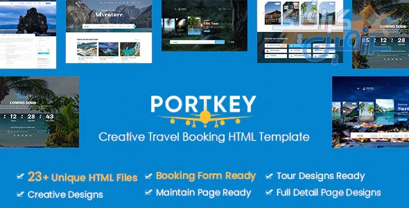 دانلود قالب وردپرس PortKey – پوسته خلاقانه گردشگری و رزرواسیون وردپرس