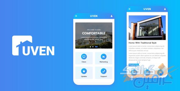 دانلود قالب سایت Uven – قالب مشاور املاک حرفه ای و مدرن موبایل HTML