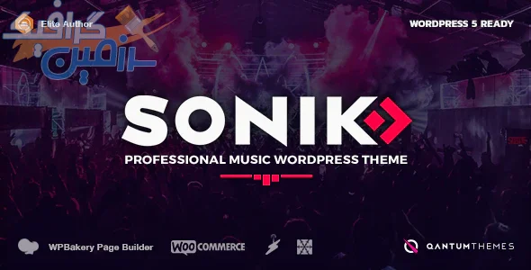 دانلود قالب وردپرس SONIK – پوسته موزیک و استدیو موسیقی وردپرس