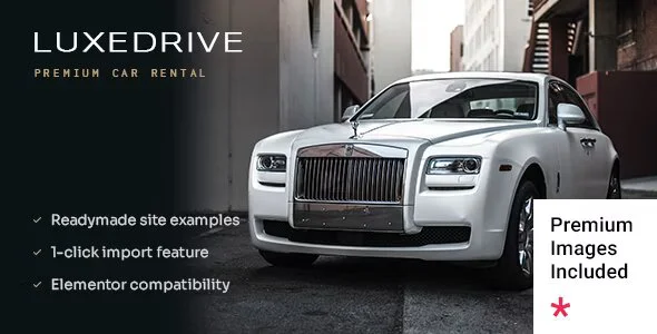 دانلود قالب کرایه خودرو وردپرس LuxeDrive